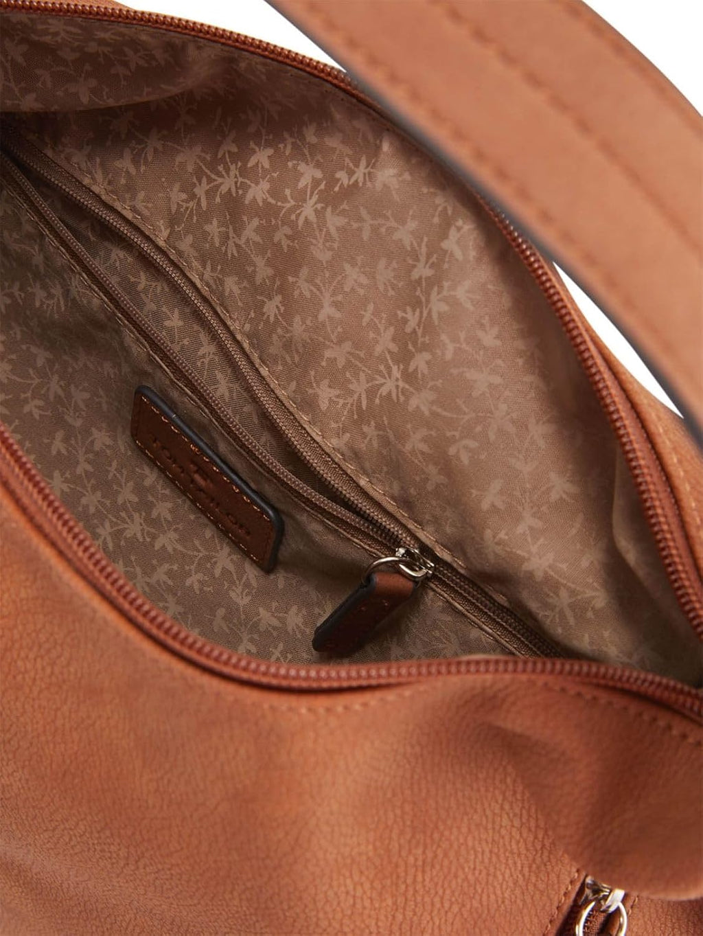 Octistart Caia Damen Schultertasche – Weiche Nubuk-Optik Kunstleder Hobo Bag mit mehreren Fächern