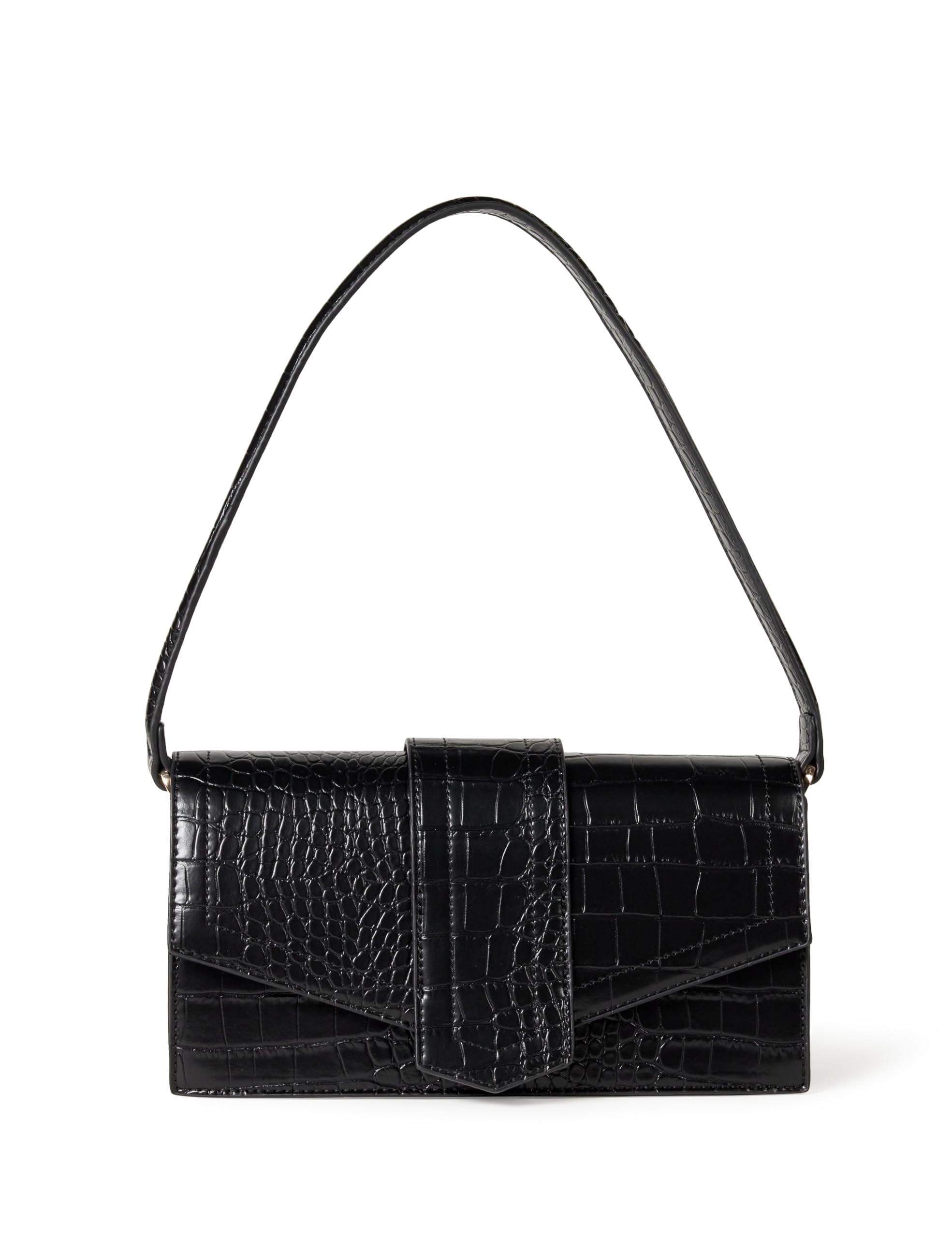 The Drop Damen Safiya Schultertasche mit Überschlag Umhängetasche (1er Pack)