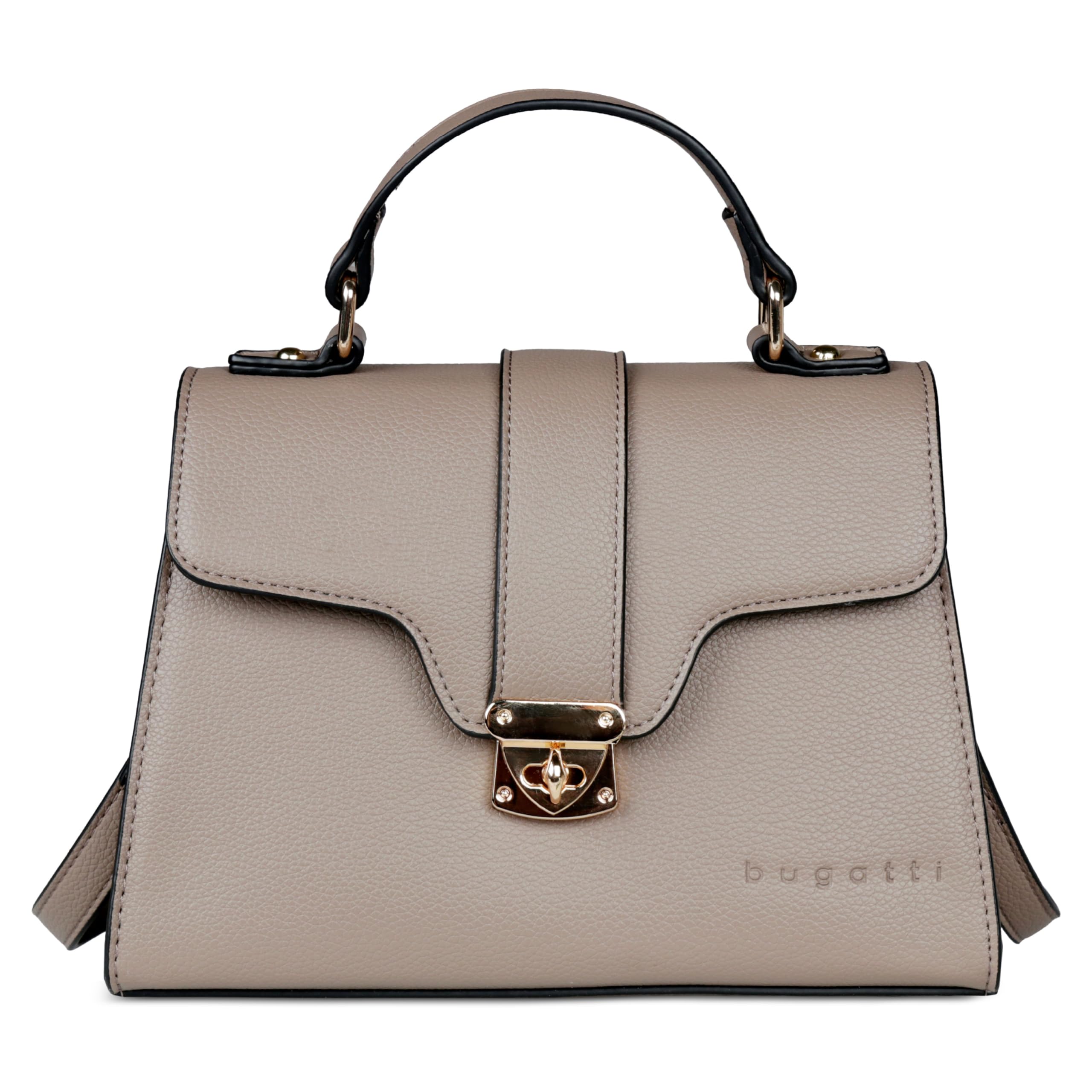 Octistart Mare 3.0 Damen Elegante Kunstleder Schultertasche – Kleine Handtasche Schwarz
